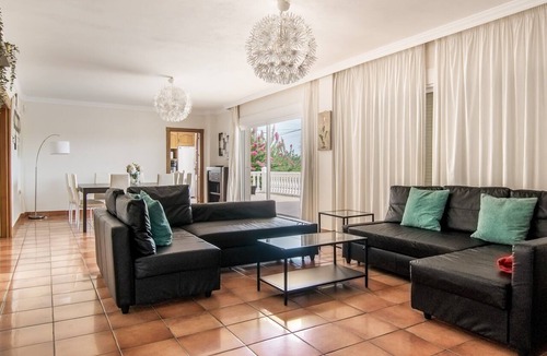 Sant Jordi de Ses Salines Villa | Villa 'Can Pedra Junto A Playa Den Bossa' with Sea View, Wi-Fi and Air Conditioning