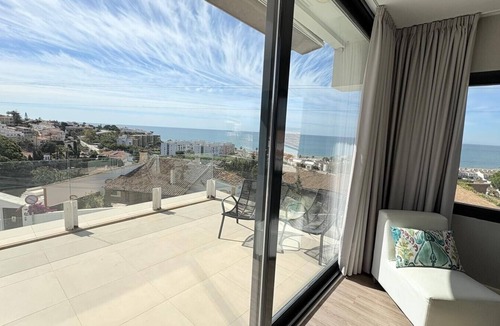 La Cala del Moral Villa | Villa 'Carmen' with Sea Views, Wi-Fi, and Air Conditioning