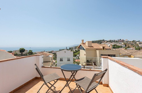 Malaga-Este Villa | Villa 'Pedregalejo Vistas Al Mar' with Sea View, Wi-Fi and Air Conditioning
