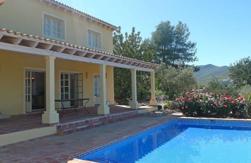 Adsubia House | Wonderful private villa for 6 guests with WIFI, private pool, A/C, TV, terrace and panoramic view