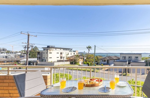 Nelson Bay Apartment | Yarramundi, 4,47 Magnus Street - air conditioned unit with air con, wi-fi, water views and close to town