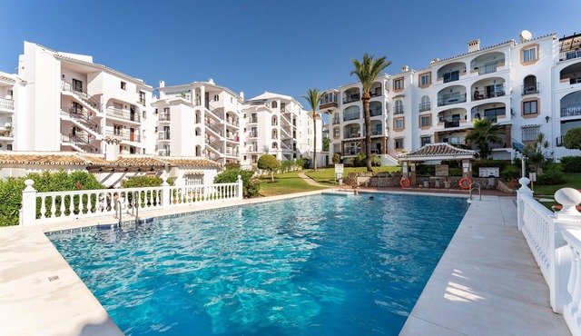 Apartment '210 Mijas Sea View Bahia Playa' with Sea Views, Wi-Fi and Air Conditioning.