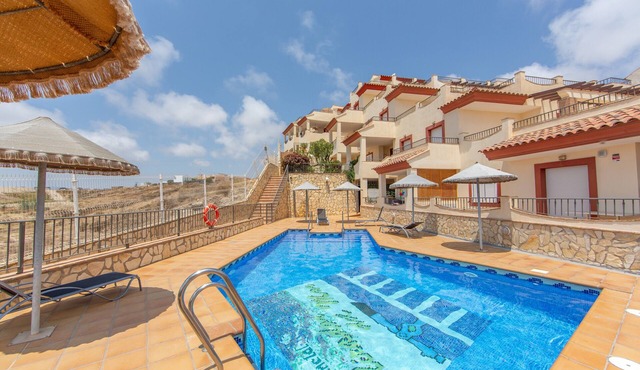 Apartment 'Dúplex Olalla Playa' with Sea View, Wi-Fi and Air Conditioning