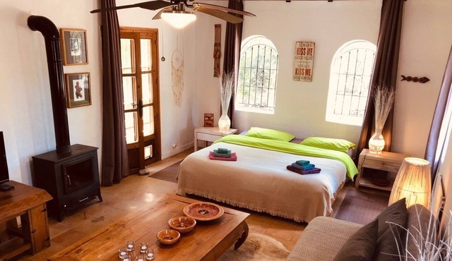 Authentic Ibicencan country cottage in the middle of the countryside and forest.