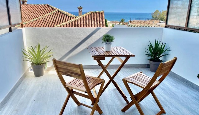 BALNEARIO - Moderno Estudio en Pedregalejo, playa a 400 metros