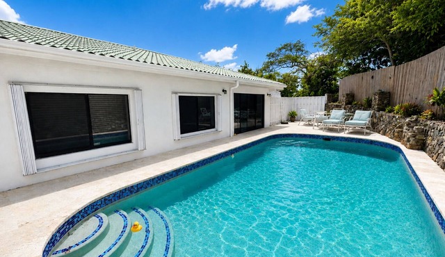 Charming, Hillside Villa with Ocean & Beach Views