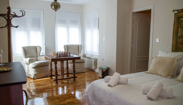 Family Room at Casa El Villar
