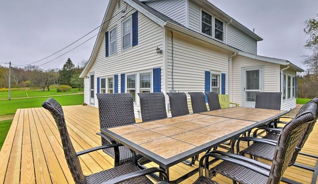 Harbor/🦞 Pound Access & Views from Large Deck in Owls Head