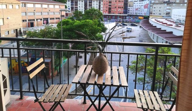 Homerez - Beautiful appartement for 7 ppl. with balcony at Málaga