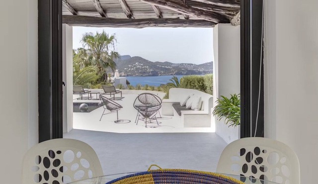 Ibizian villa with sea-views
