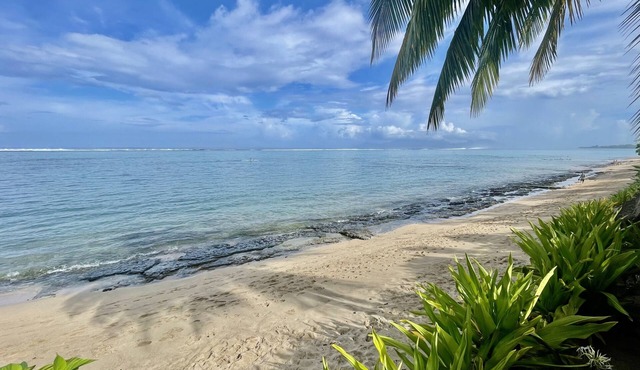 Pae Miti Beach house - white sand beach - Tahiti - 7 people