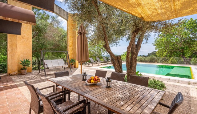 Pet-Friendly Villa Viterbo with Sea View, Pool & Wi-Fi in Son Servera