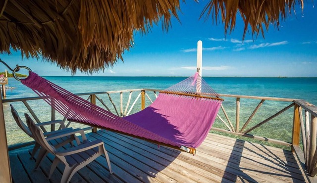 Premier Overwater Bungalow w/Air-Conditioning, Patio, & Stunning Ocean Views in Dangriga