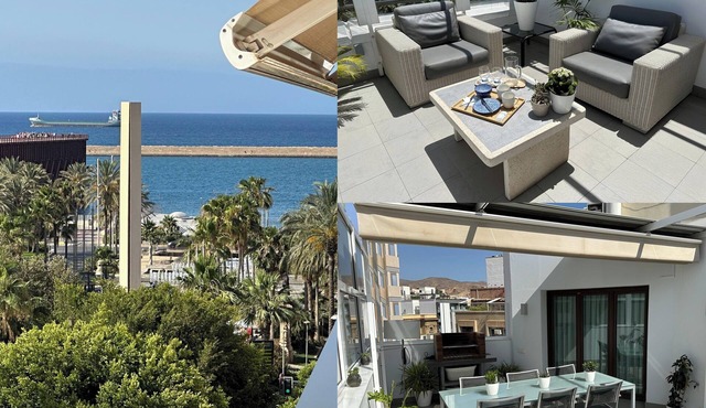 Stunning Penthouse in the city center, beach 15 min walking distance.