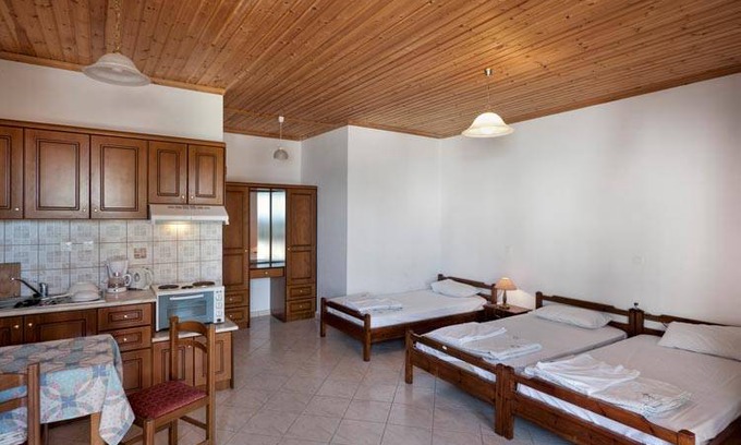 Agios Georgios Pagon Apartment | Arista Studio 3 - 50m vom Strand entfernt - Agios Georgios Pagi