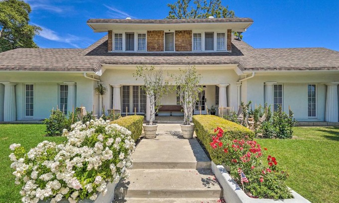 Santa Ana House | Elegant, Historical Santa Ana Home with Gardens