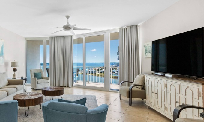 Orange Beach East Condo | Outdoor & Indoor Pools! | Waterfront View