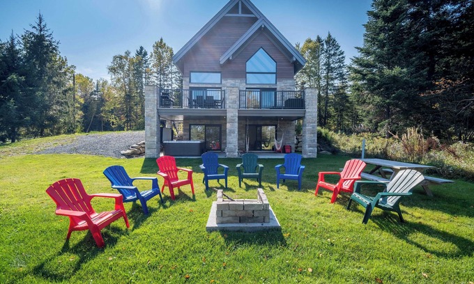 Lac-Etchemin Ski Chalet | Spa - Chalet la Barque du Bonheur