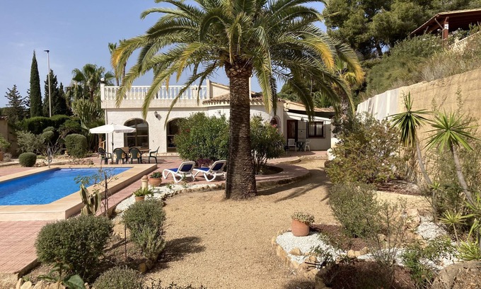 L'Alfas del Pi Villa | Spacious summer house with 3 bedrooms; 6 beds, private pool, wifi, sea and mountain view
