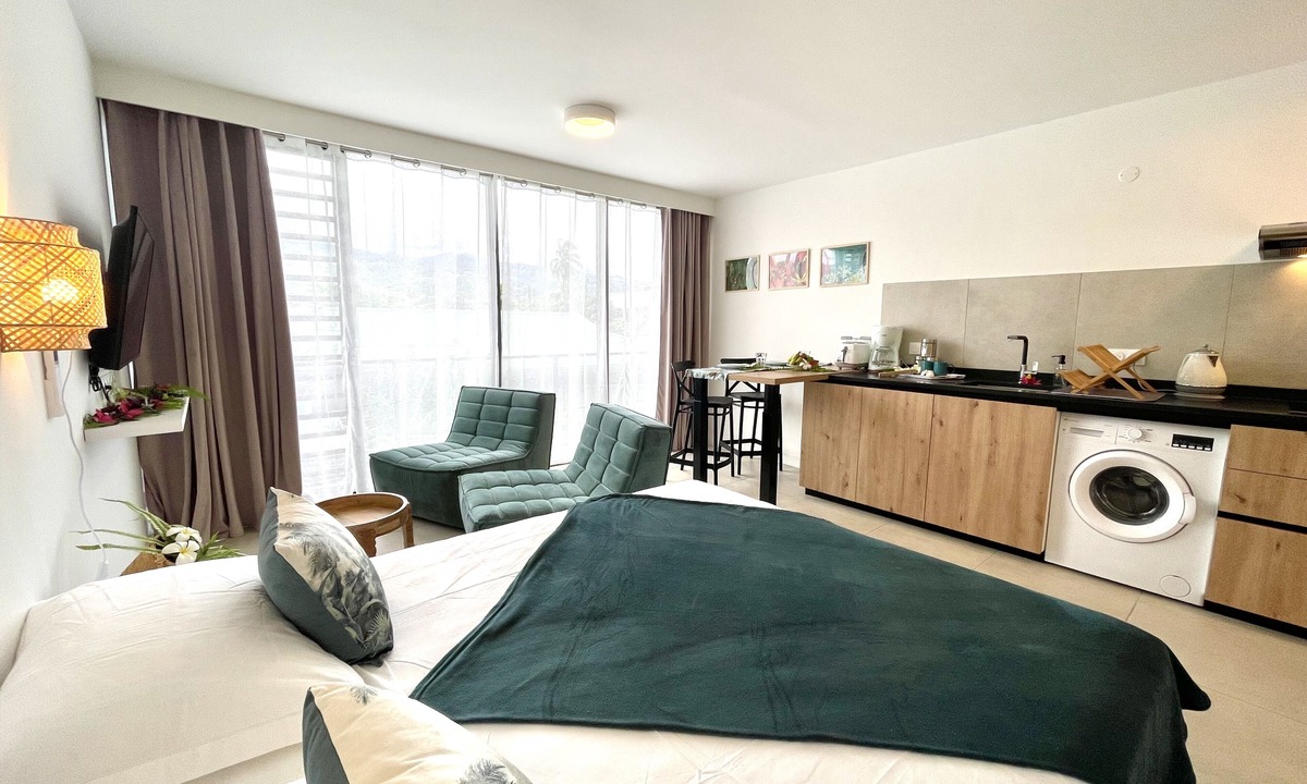 Papeete Apartment | Studio Hanalei City, brand new in the center of Papeete, WiFi -Netflix -A/C