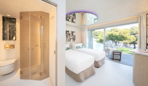 Luxe Room with Terrace and 2 Single Beds- Entrance to Pacha Club Included
