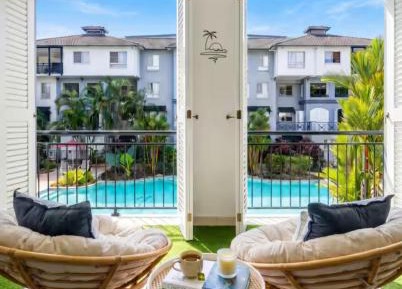 Two-Bedroom Apartment with Pool View