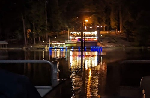 Titus House | What a view of our beautiful Lake Jordan. This cabin is sure to charm you .