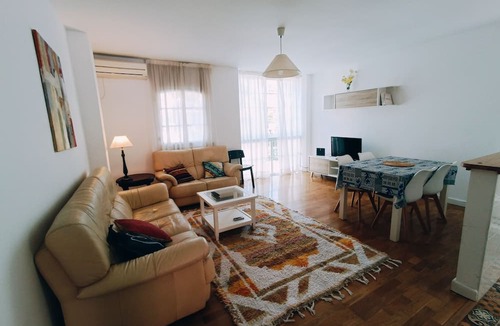 Pedregalejo Playa Apartment | BEAUTIFUL APARTMENT NEXT TO THE BEACH AND 15 MIN BUS TO THE HISTORICAL CENTER D