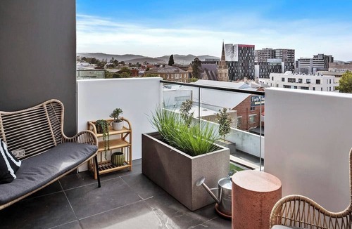 Hobart Central Business District Apartment | Cityscape at The Elliott in the Heart of Hobart