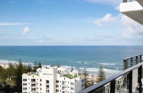 Burleigh Heads Apartment | Burleigh Seaside Sanctuary. Sea Views, Pool, Gym, BBQ Area, steps from beach.
