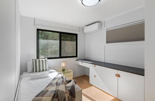 Macgregor House | Brand New Home Modern Comfort Study and Gym