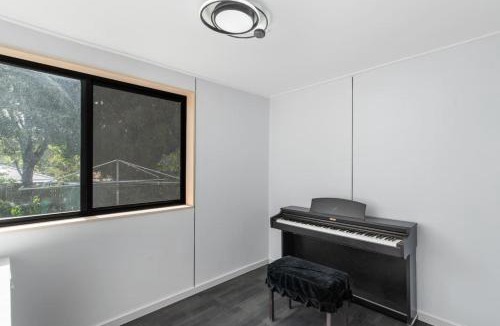 Macgregor House | Brand New Home Modern Comfort Study and Gym